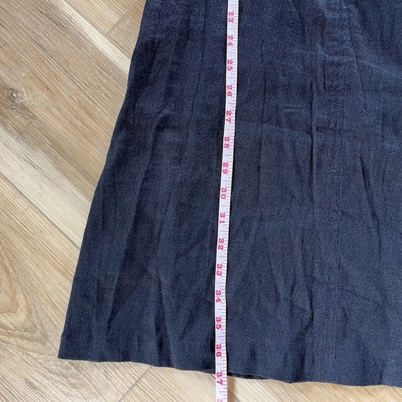 Peter Cohen Gold Star Label Dress Black Stand Collar with Pockets M - Picture 4 of 10